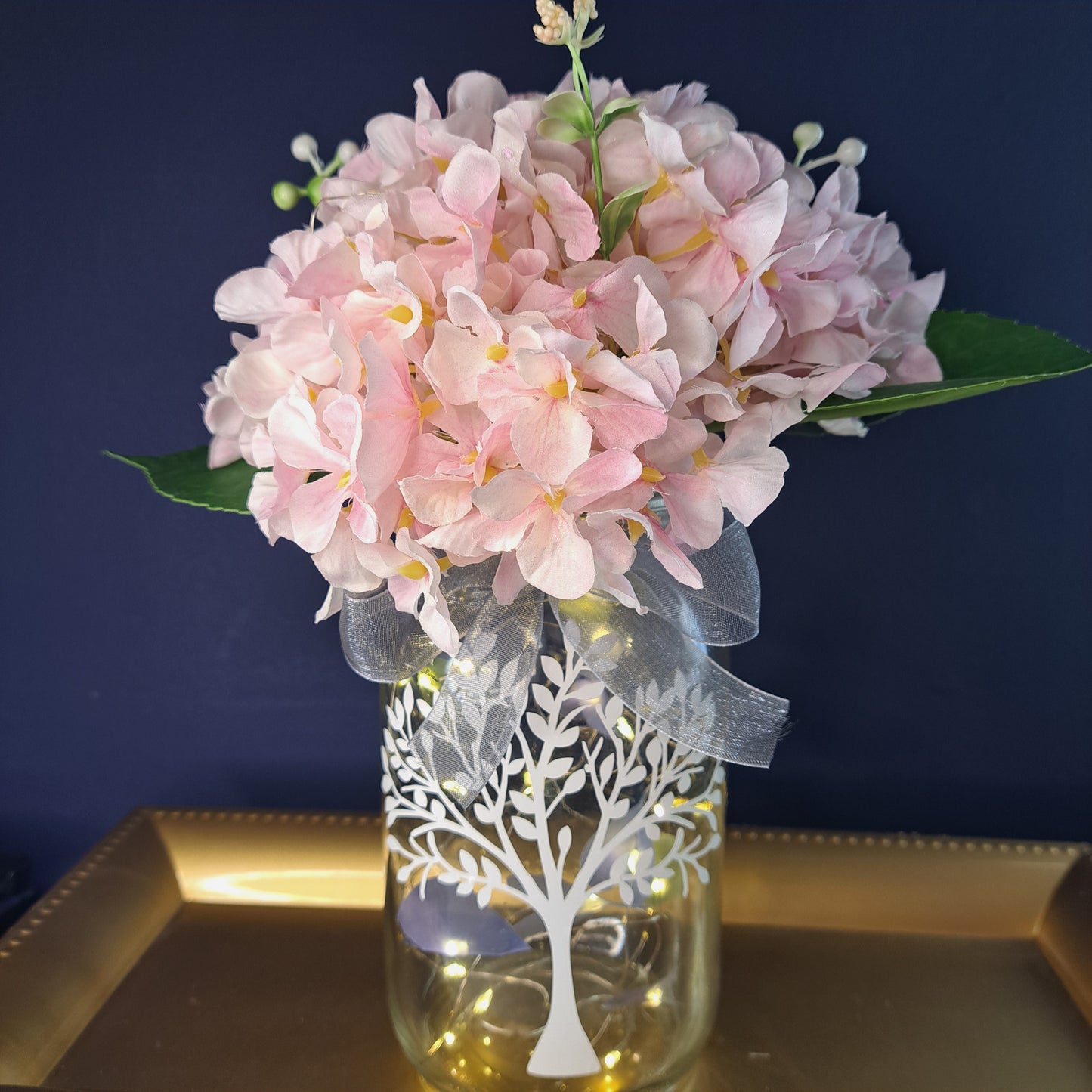 Family Tree Lighted Jar